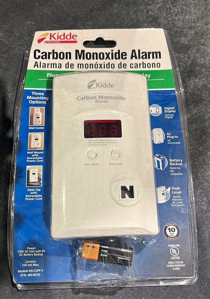 Kidde KN-COPP-3 Nighthawk Carbon Monoxide Alarm