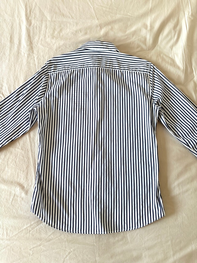 Ziozia Perpendicular Striped Button-Down Shirt - photo 2