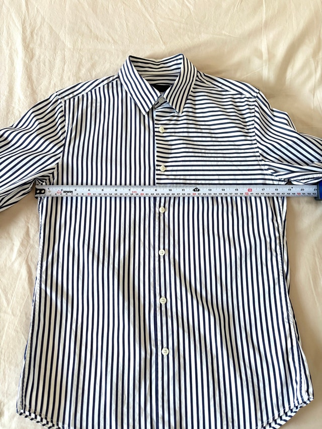 Ziozia Perpendicular Striped Button-Down Shirt - photo 5