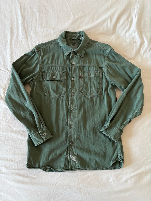 Levi’s Twill Work Shirt in Olive