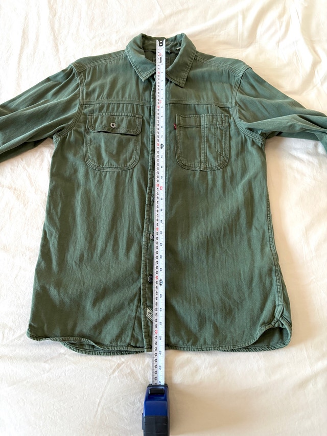 Levi’s Twill Work Shirt in Olive - photo 5