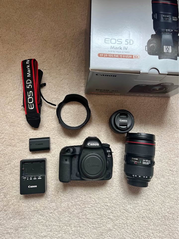 Canon 5D Mark IV with 24-105mm IS II & 50 f1.8mm