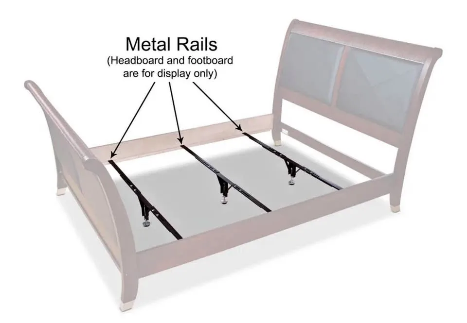 Deluxe Full/Queen/King Metal Support Rails - Set of 3 thumbnail