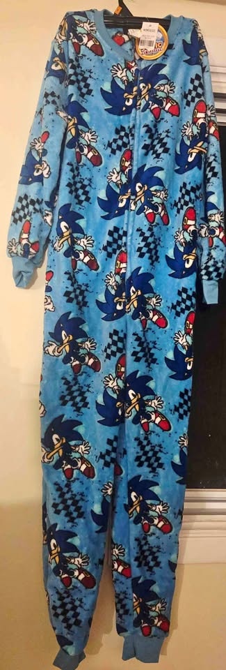 Sonic the Hedgehog Onesie - Size Medium