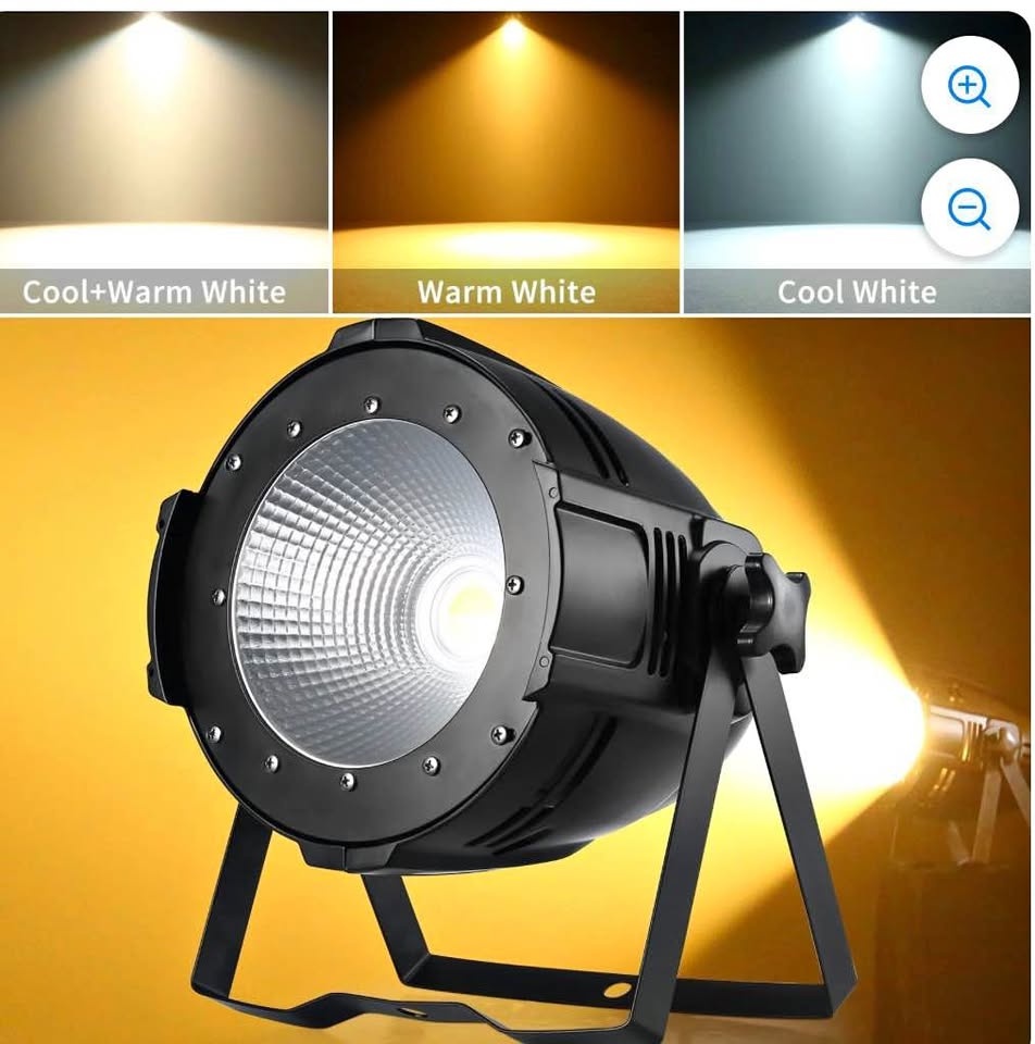 100W Stage Light Warm White & Cool White COB LED Spotlight