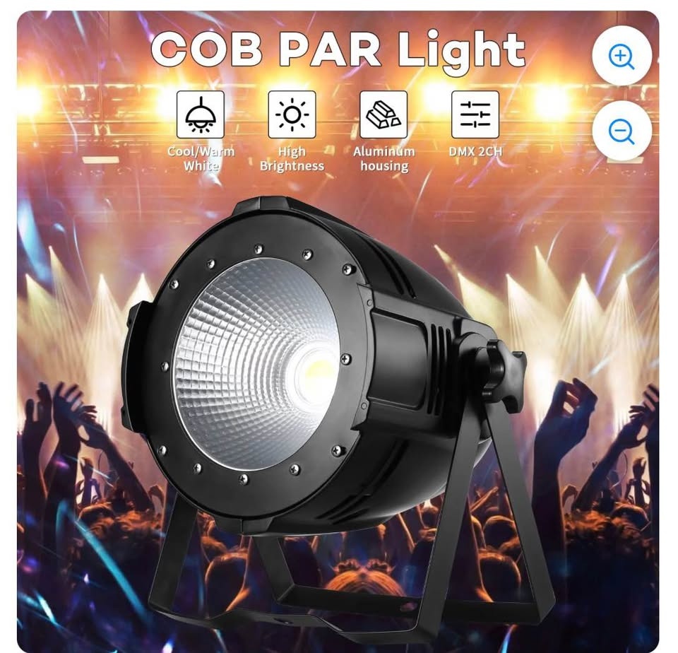 100W Stage Light Warm White & Cool White COB LED Spotlight - photo 2