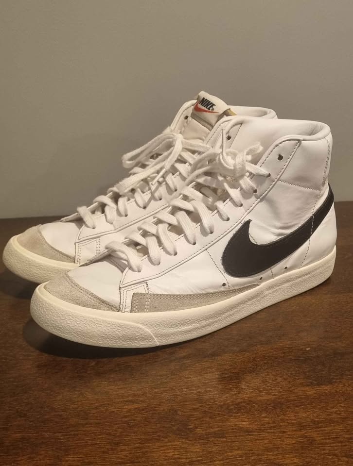 Nike Blazer Mid '77 Vintage White Black US 10