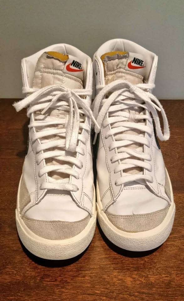 Nike Blazer Mid '77 Vintage White Black US 10 - photo 2
