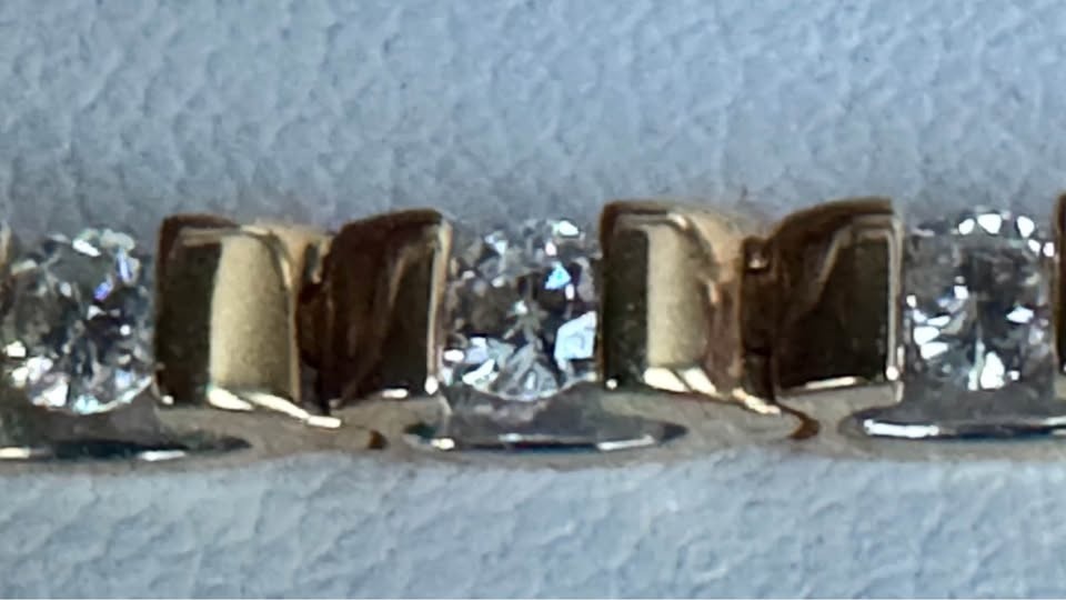 14K Yellow Gold Diamond Tennis Bracelet – Appraised $6,800 - photo 3