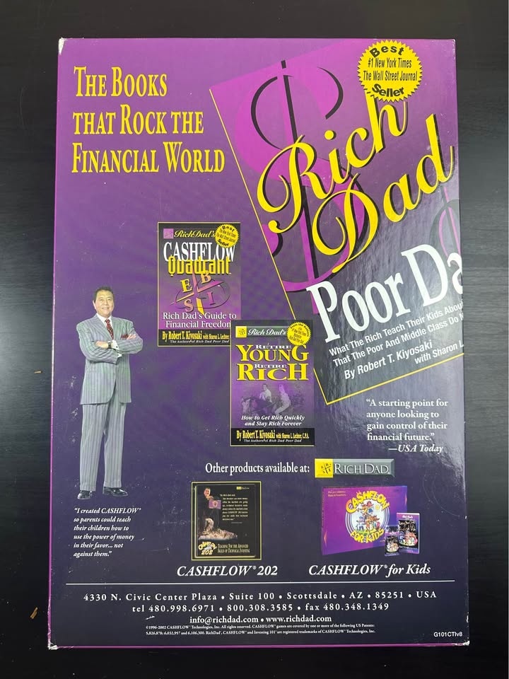Cashflow 101 - Complete & Like New - Vintage 1996 Out Of Print - photo 3
