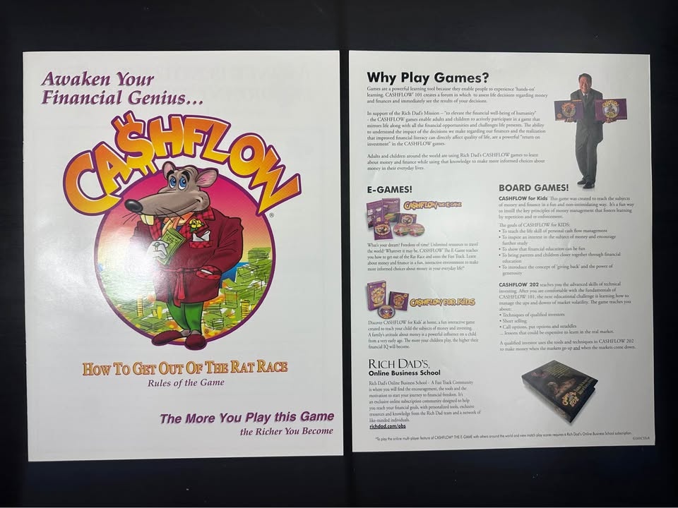 Cashflow 101 - Complete & Like New - Vintage 1996 Out Of Print - photo 5