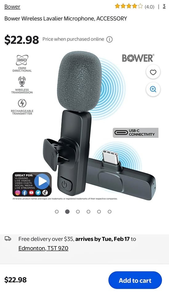 New Wireless Microphone 🎤