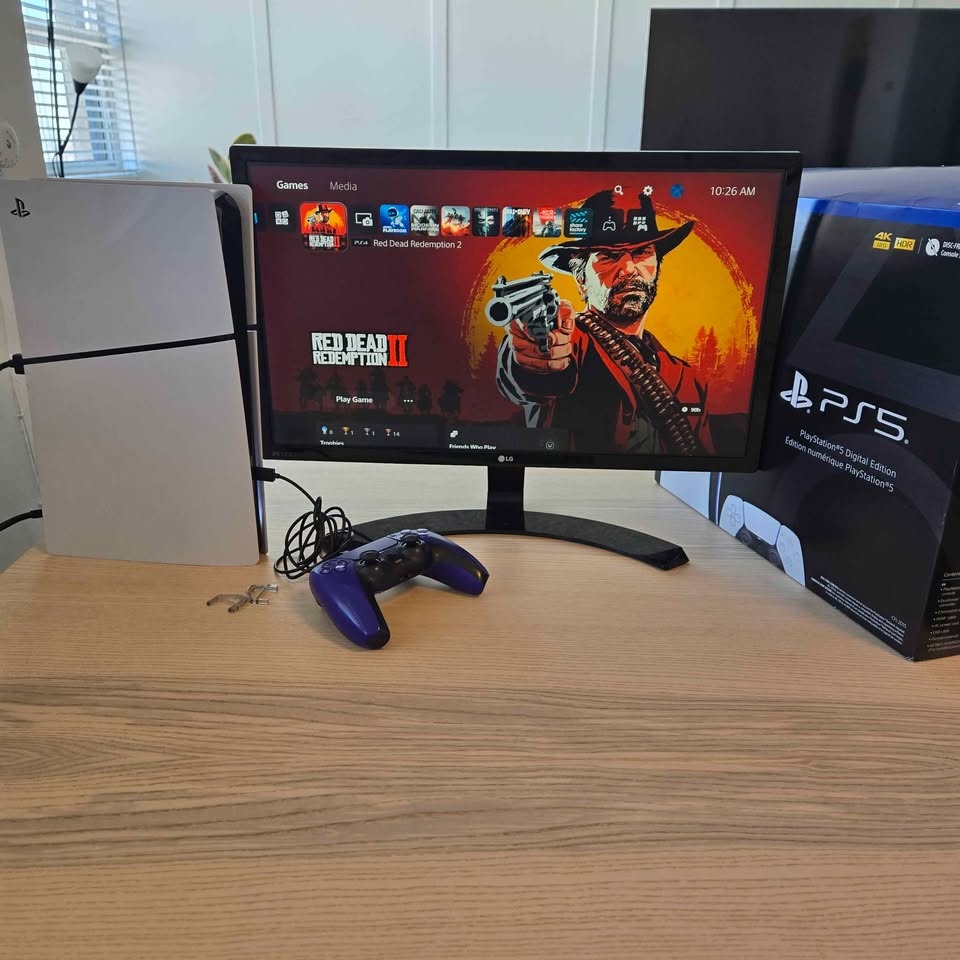 PS5 Slim Digital 1TB - Clean, Good Controller, Box 🏆 - photo 4