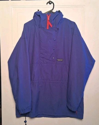 Patagonia Womens Hooded Anorak Ski Pullover Jacket Size 14