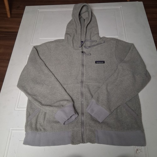 Patagonia Hoodie Women's XS Shearling Sherpa Fleece Full Zip Gra