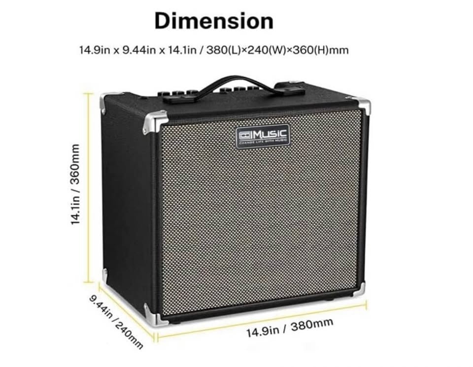 Brand New TS112 Bass Guitar Amp 30W Electric Guitar Bass Combo A - photo 2
