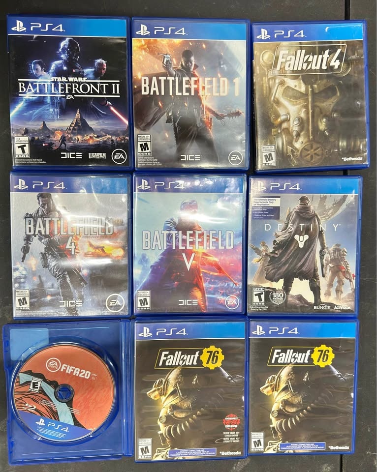 10$ PS4 Games - Various Titles
