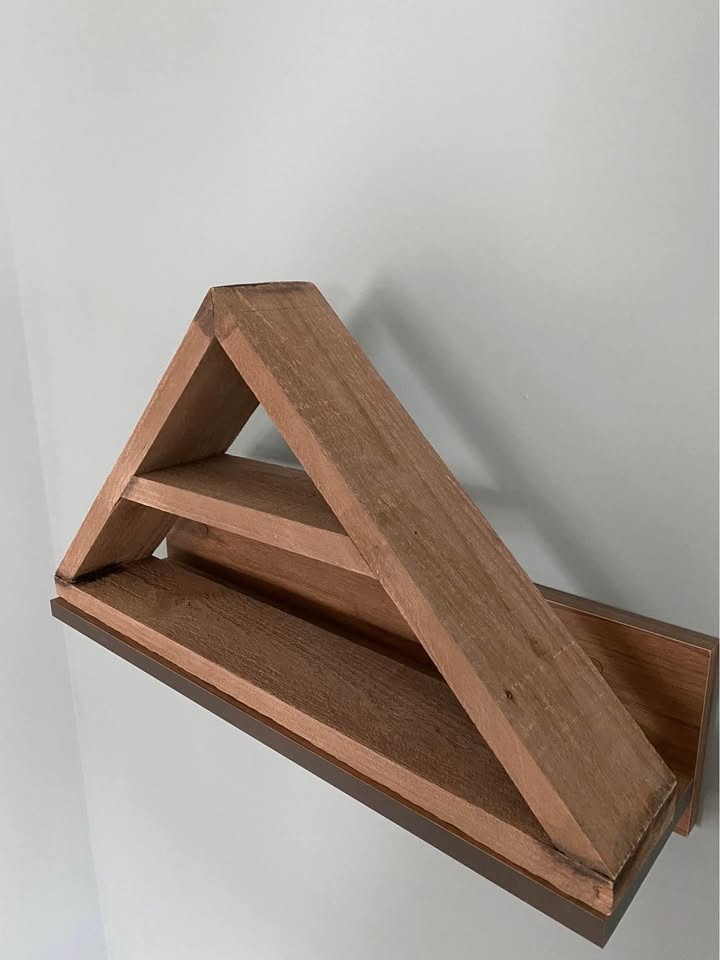 Rough Knotty Pine Barn wood shelf - handmade - new - photo 2