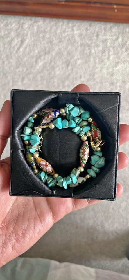 Handmade Turkish Turquoise & Silver Necklace