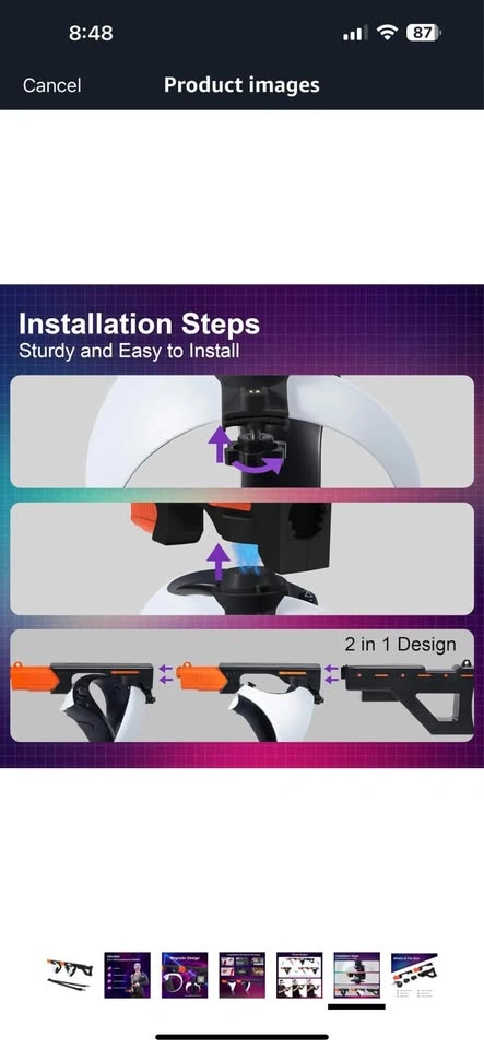 PSVR 2 - GUN STOCK - photo 2