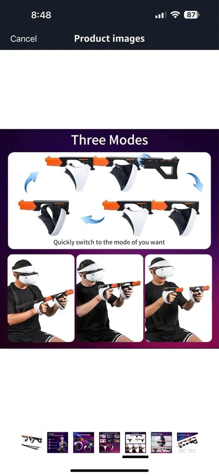 PSVR 2 - GUN STOCK - photo 3