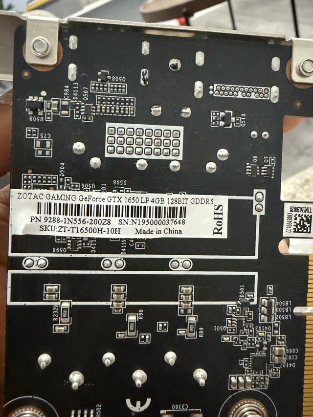 ZOTAC GAMING GeForce GTX 1650 LP 4GB GPU - photo 4