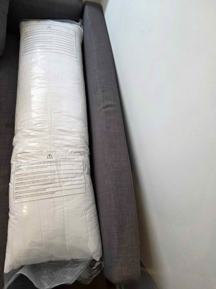 Long Rectangular Pillow Insert / Sofa Back Cushion 20" x 54"