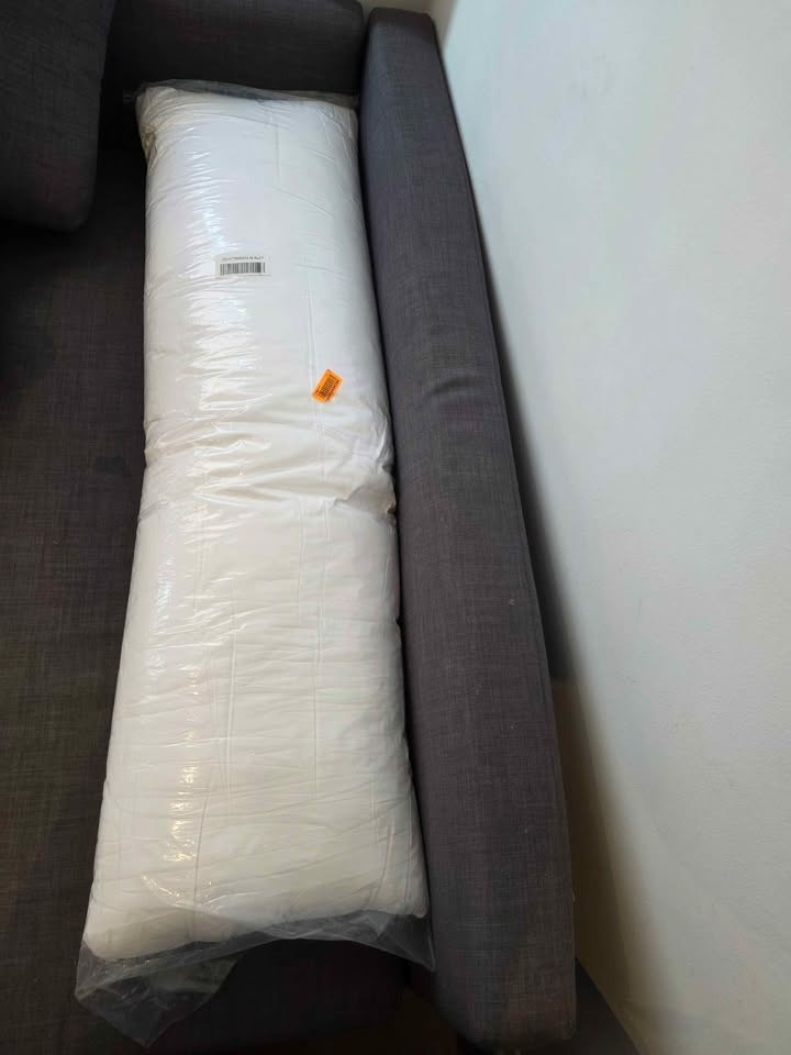 Long Rectangular Pillow Insert / Sofa Back Cushion 20" x 54" - photo 2