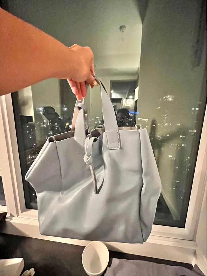 Zara Baby Blue Purse 🥕 thumbnail