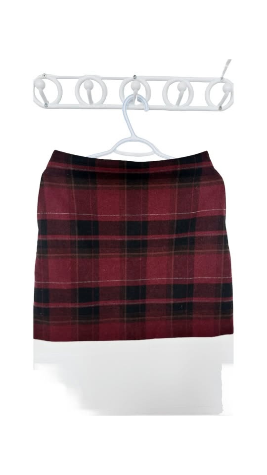 Uniqlo Wool Blend Plaid Skirt - Japan Size 7, Brand New🏆
