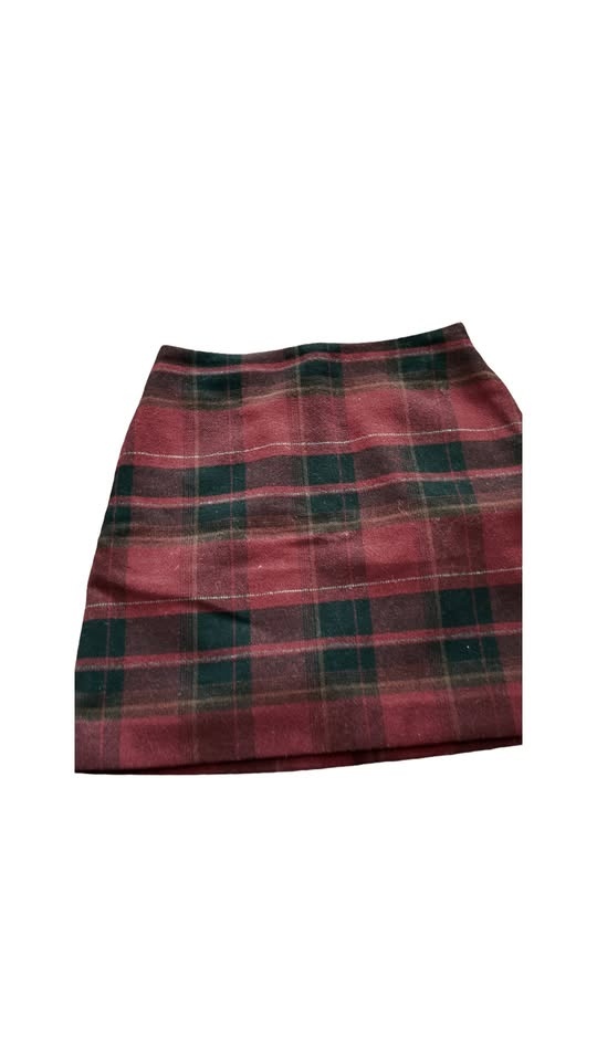Uniqlo Wool Blend Plaid Skirt - Japan Size 7, Brand New🏆 - photo 4