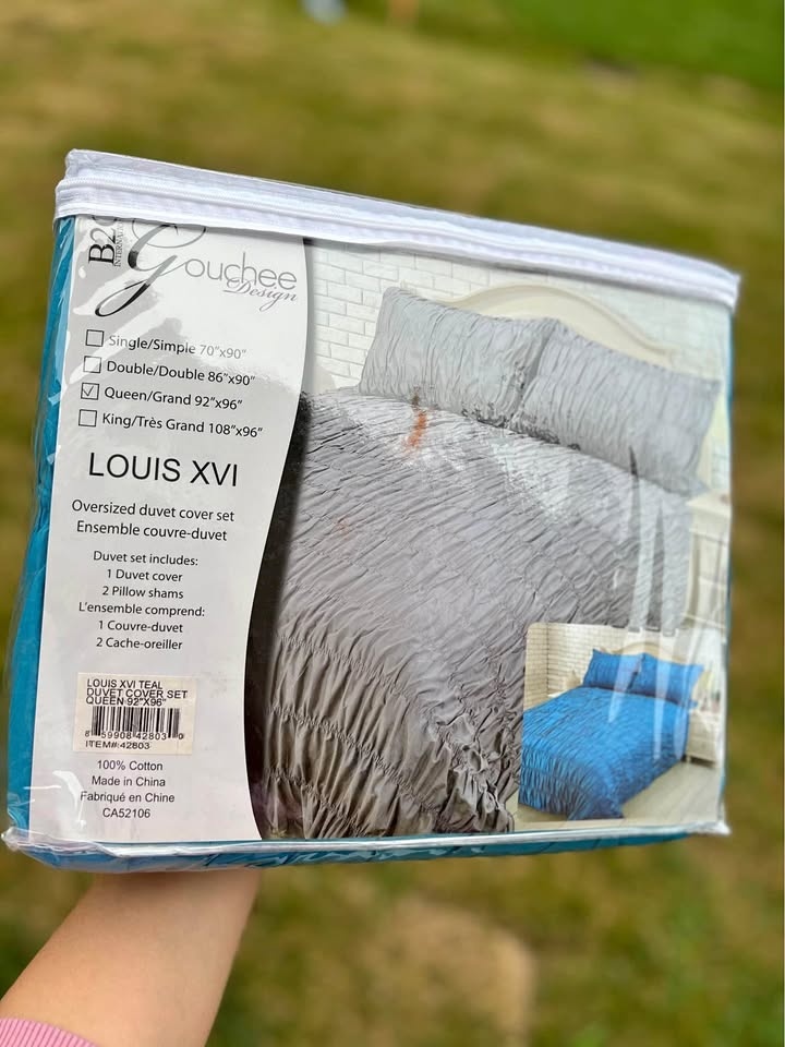 Oversized Duvet Cover Set - Queen/Grand