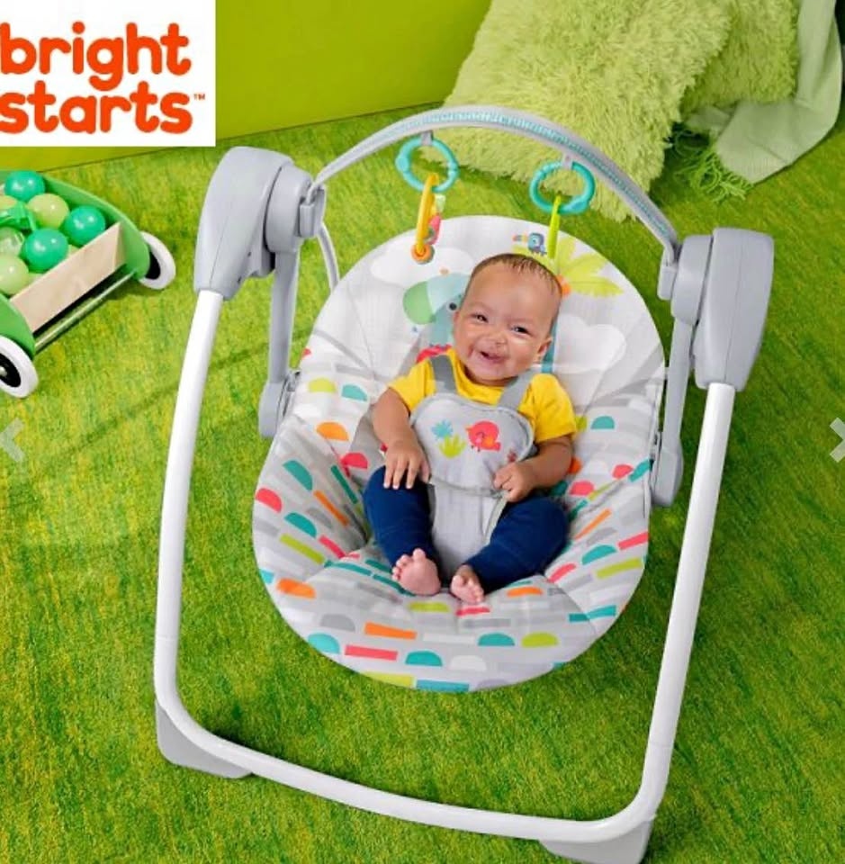 Bright Starts Playful Paradise Automatic Baby Swing