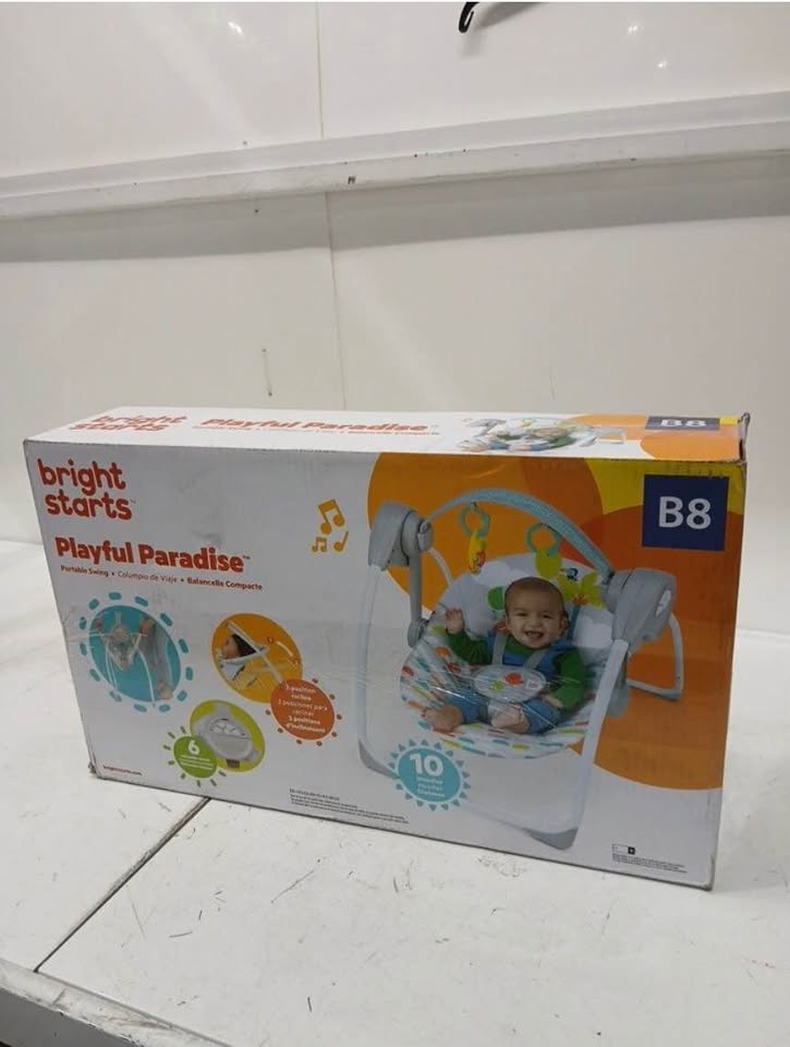 Bright Starts Playful Paradise Automatic Baby Swing - photo 2