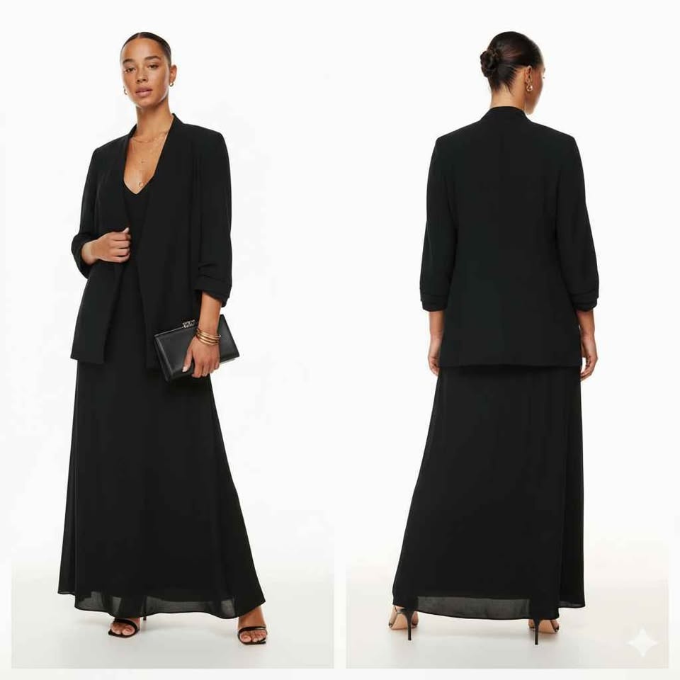 Aritzia Babaton Power Open Front Blazer Size 2 🏆 - photo 2
