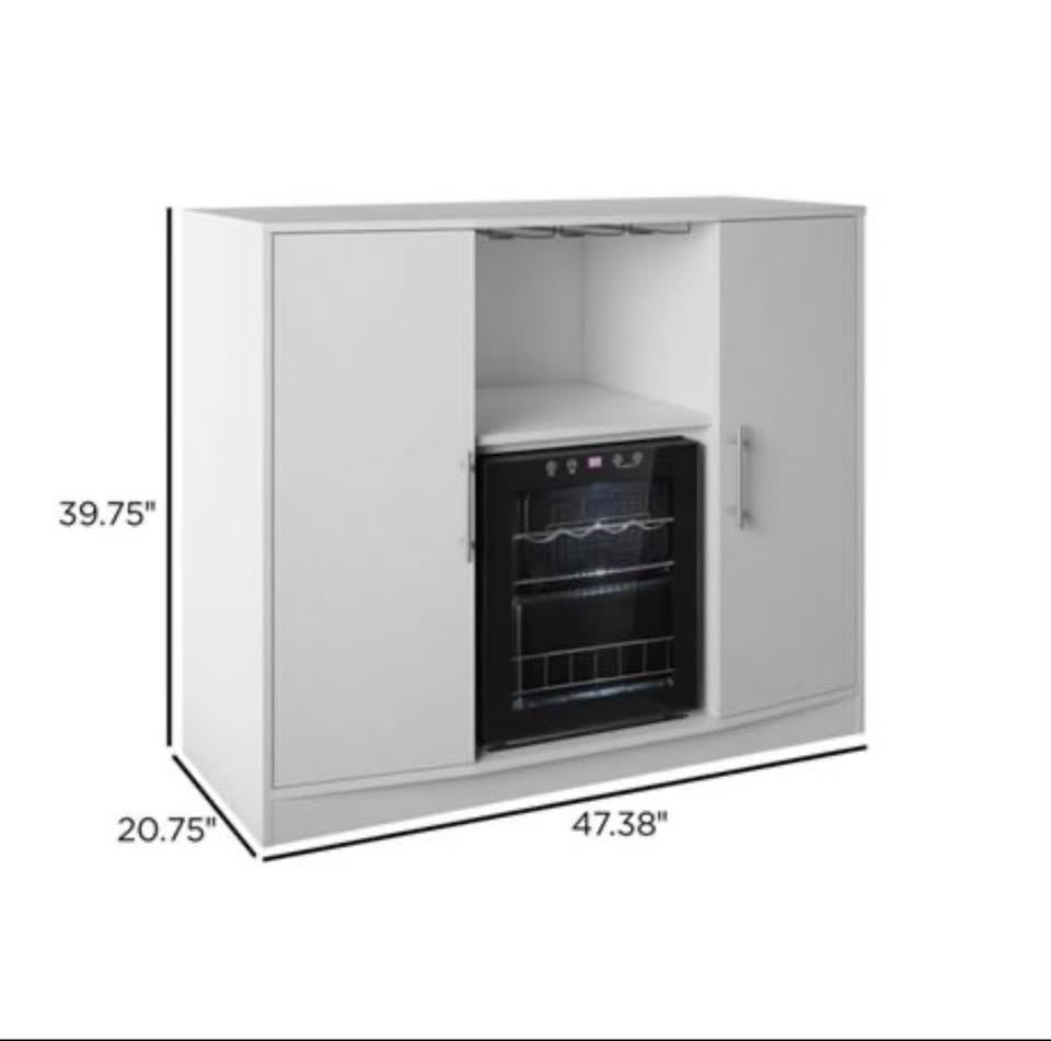 Modern Bar / Cocktail Cabinet with Built-In Wine Cooler - photo 5