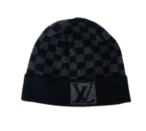 Louis Vuitton Vintage Wool Néo Petit Damier Beanie