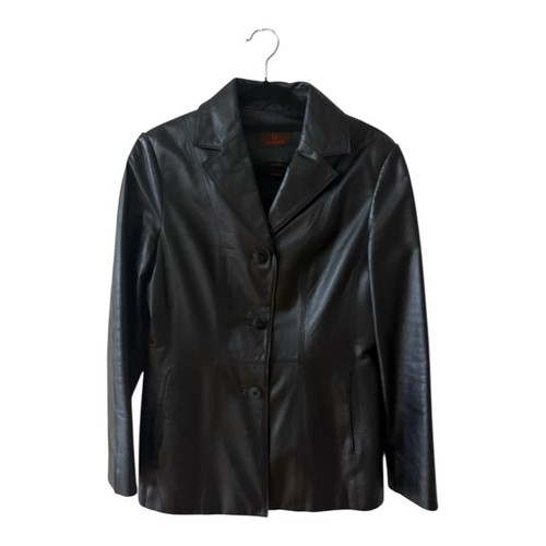Women's Danier Vintage Black Blazer Jacket Size UK 4 - photo 2
