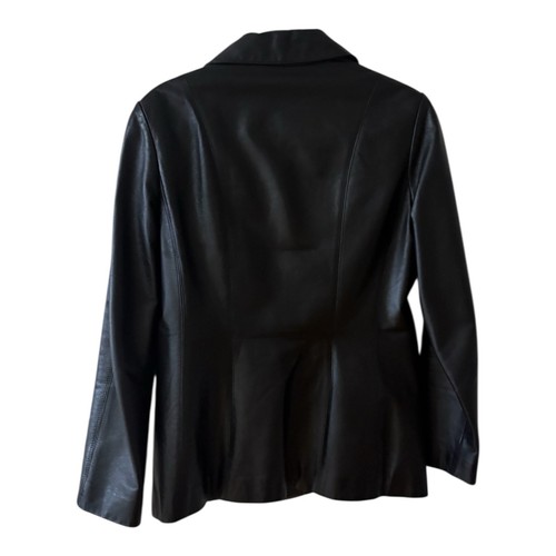 Women's Danier Vintage Black Blazer Jacket Size UK 4 - photo 3