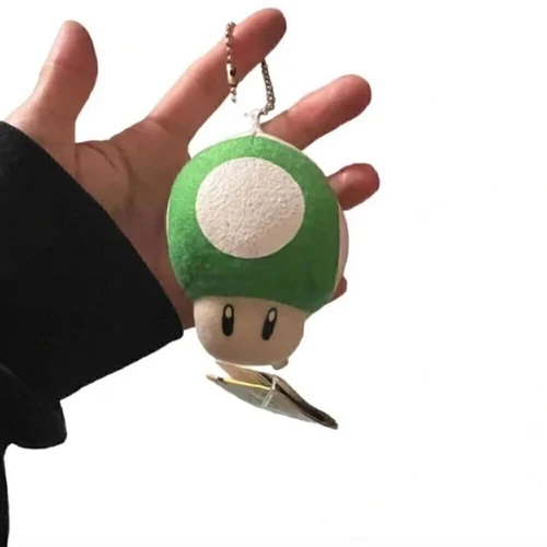 Super Mario Bros 1-up Mushroom Japanese Banpresto 2006 Plush 2.5 - photo 3