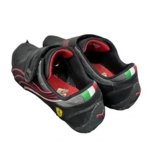 Puma Drift Cat 3 FERRARI Black & Red Mens Shoes Size 11 Y2K Vint - photo 4