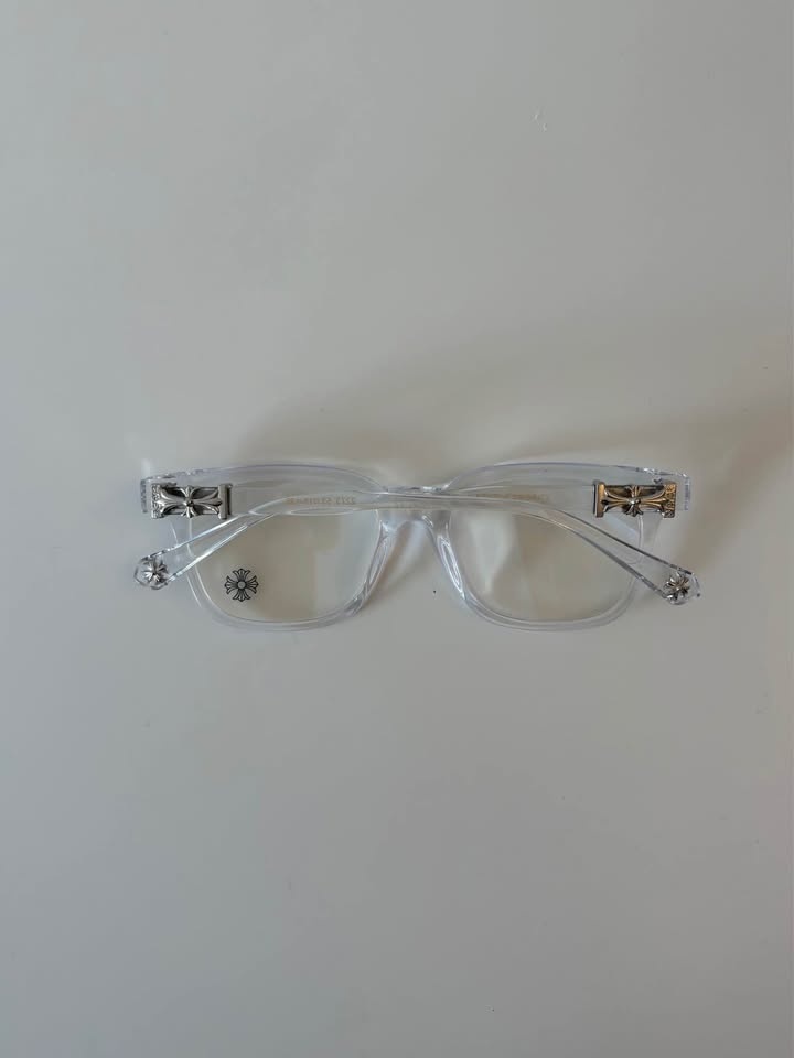 Chrome Hearts Glasses - Clear Silver - photo 4