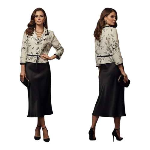Pink Tartan Cropped Botanical Blazer Made in Canada Size 4🏆 - photo 4