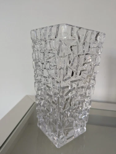 Tiffany & Co. Crystal Vase Sierra Collection 9.5"