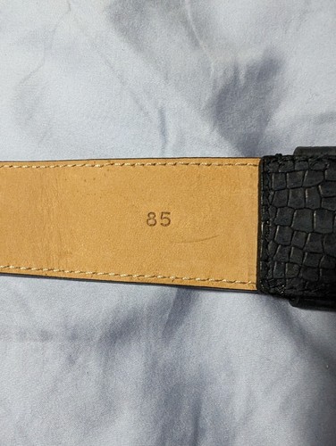 Brand New Jimmy Choo Navy Blue Leather Belt Womens Size 85 Italy - photo 4