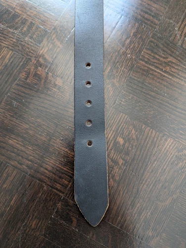 Vintage Harley Davidson Black Leather Belt 80s 90s - photo 4