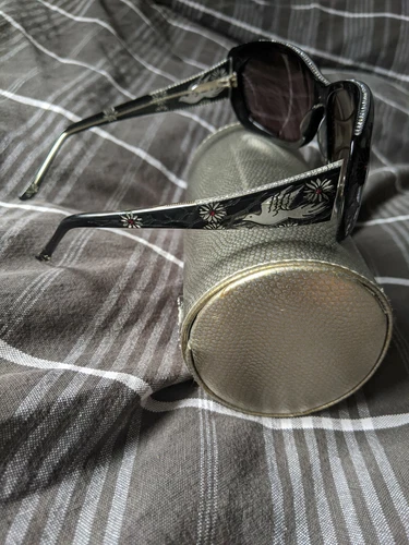 Judith Leiber JL1122 Women's Black Sunglasses 61[]14 130 - photo 3