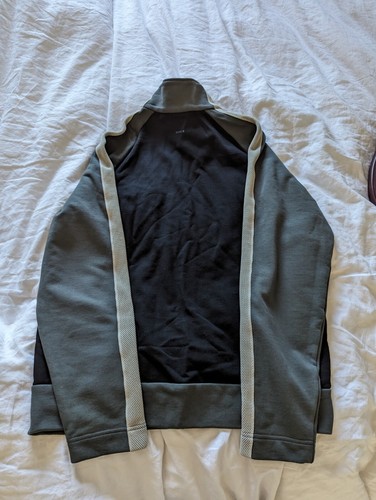 HUGO BOSS BLACK GREEN BEIGE Full Zip Sweater Sweatshirt Mens XL - photo 2