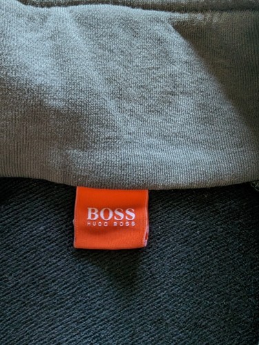 HUGO BOSS BLACK GREEN BEIGE Full Zip Sweater Sweatshirt Mens XL - photo 3
