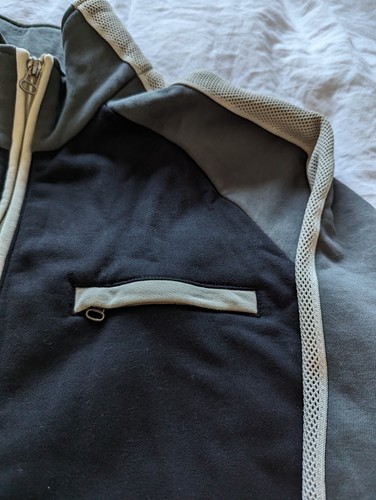 HUGO BOSS BLACK GREEN BEIGE Full Zip Sweater Sweatshirt Mens XL - photo 4